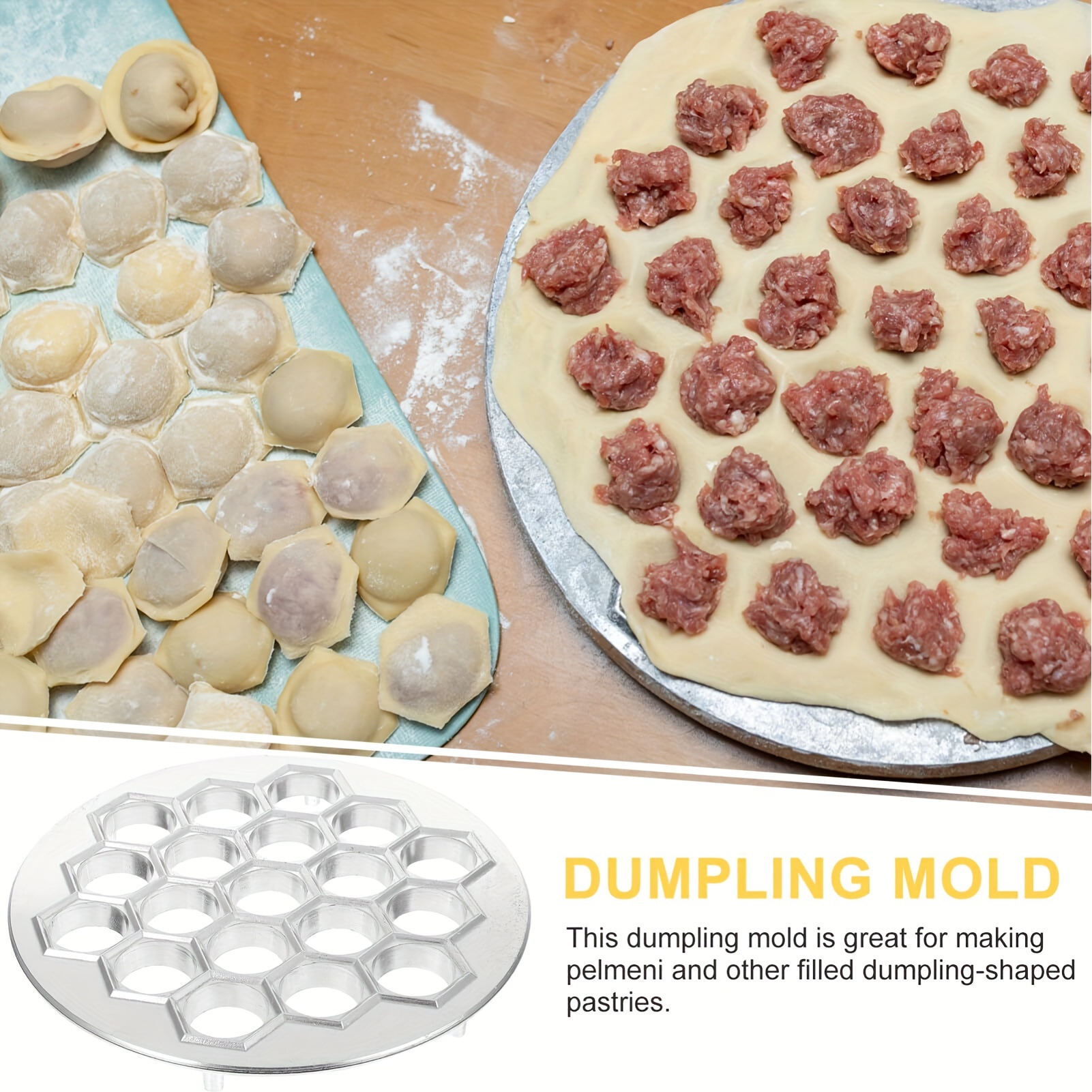 Kitchen Gadgets Dumpling Maker - Aluminum Dumpling Maker Tool | 37-Hole