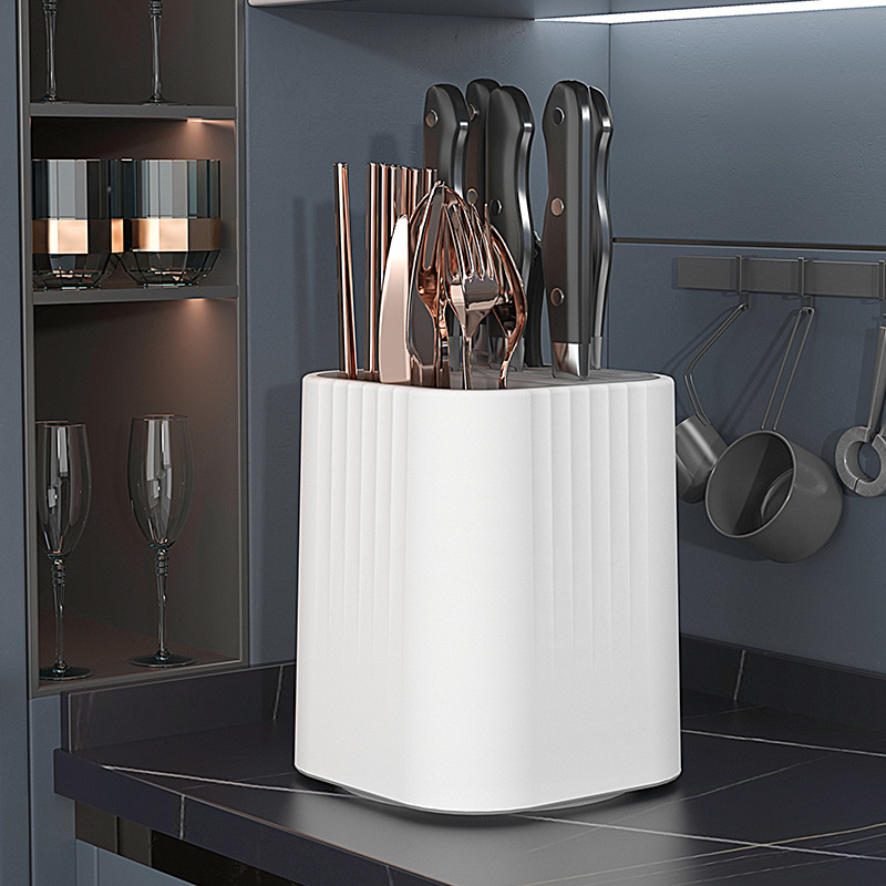 Kitchen Gadgets And Utensils - Stand Storage Organizer 360° Rotating Knife