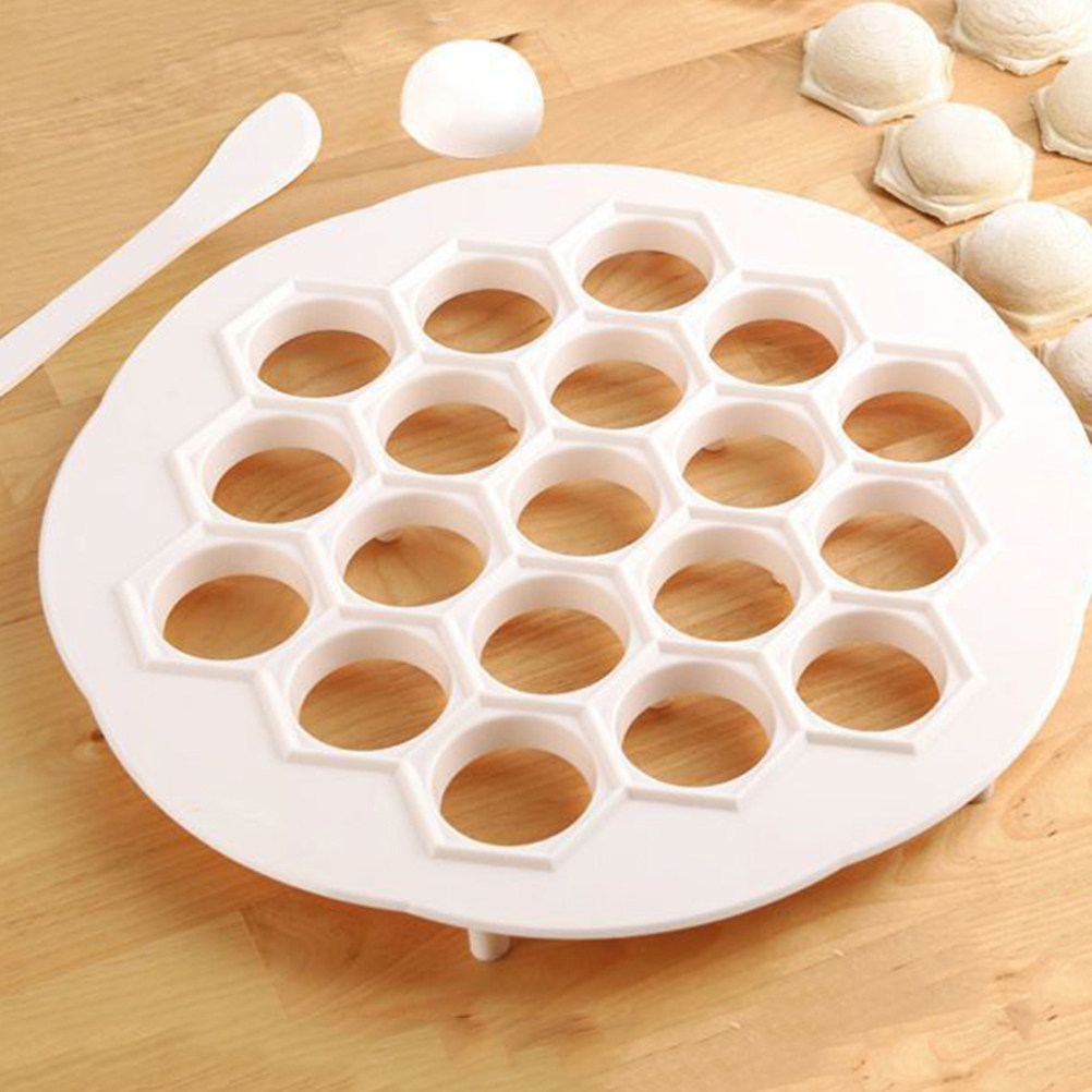 Kitchen Gadgets Dumpling Maker - 19-Hole Dumpling Skin Mold Household Dumpling