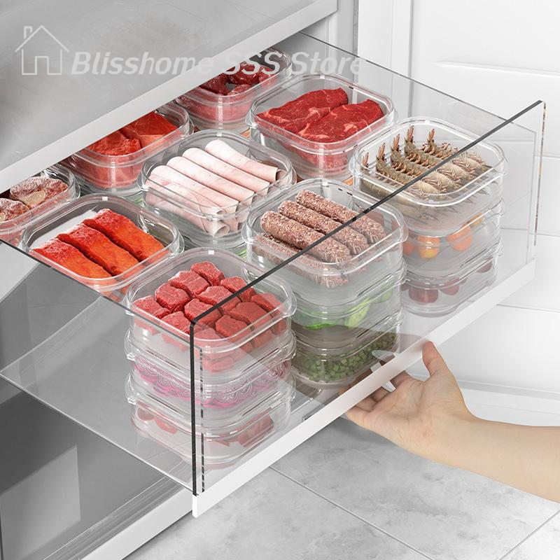 Kitchen Gadgets Organizer - 【S】5/10PCS Freeze Meat Preservation Box Refrigerator