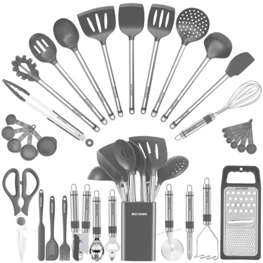 Kitchen Gadgets And Utensils - Kitchen Utensil Set-Silicone Cooking Utensils-33 Kitchen