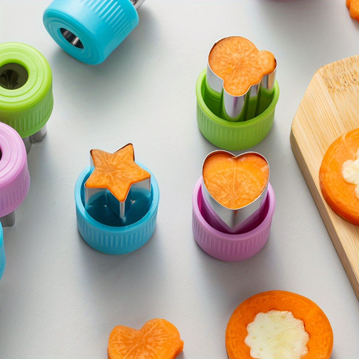 Kitchen Gadgets Gifts - Star Heart Shape Vegetables Cutter Plastic
