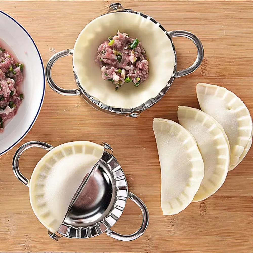 Kitchen Gadgets Dumpling Maker - Manual Dumpling Maker Stainless Steel Wrapper