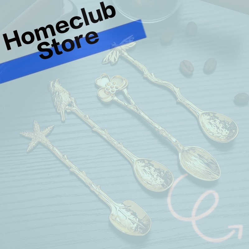 Kitchen Gadgets Vintage - 1Pc Metal Dessert Coffee Spoon Vintage