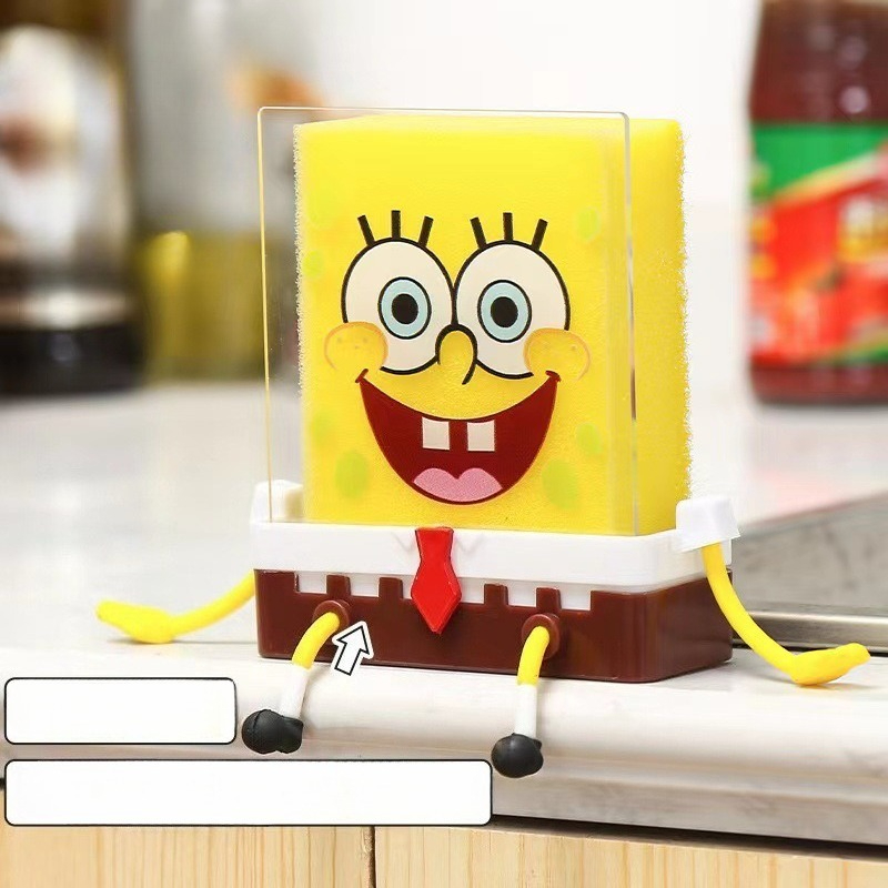 Kitchen Gadgets Gifts - New Cute Spongebobs Sponge Shelf Cartoon