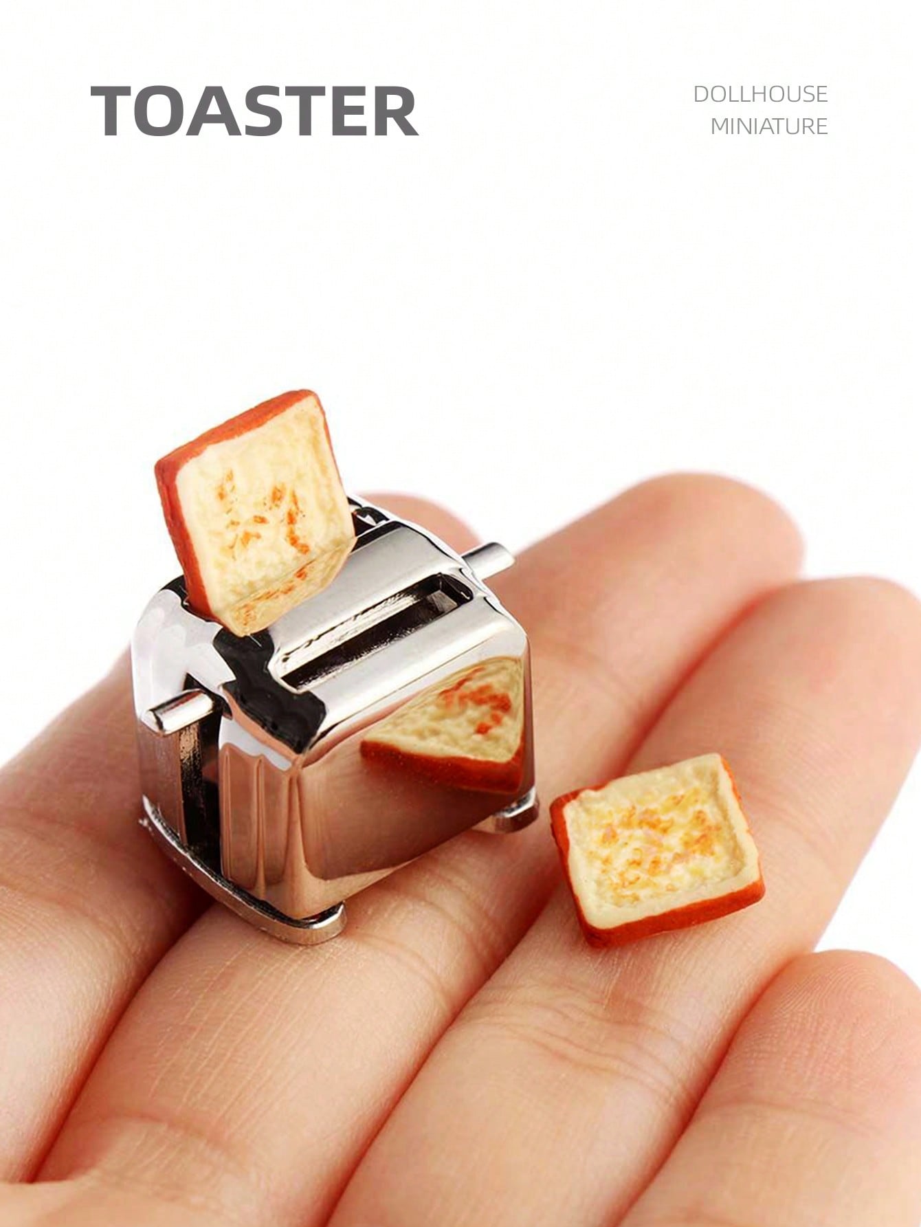 1:12 Dollhouse Miniature Toast - Kitchen Gadgets Plus บทวิจารณ์และราคา