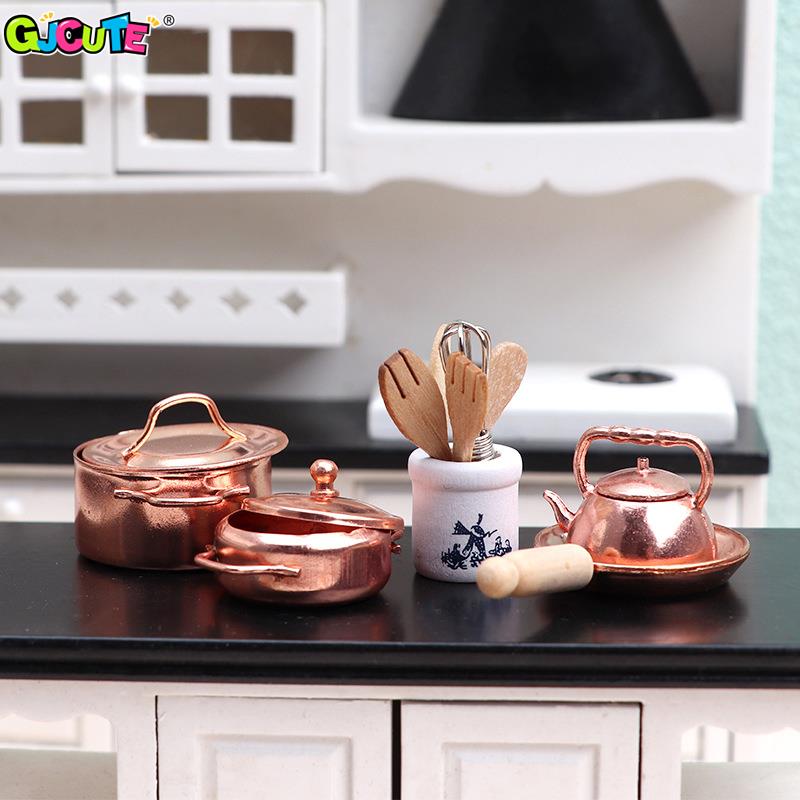 1Set 1:12 Dollhouse Miniature  - Kitchen Gadgets And Toys บทวิจารณ์และราคา