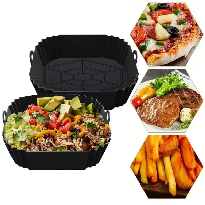 1pc silicone air fryer pot tra - Kitchen Gadgets Gifts บทวิจารณ์และราคา