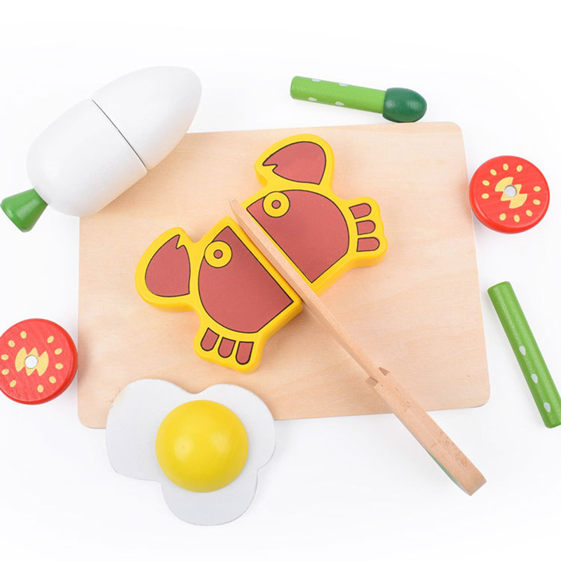 1PCS Wooden Toy Magnetic Cutti - Kitchen Gadgets Kids บทวิจารณ์และราคา