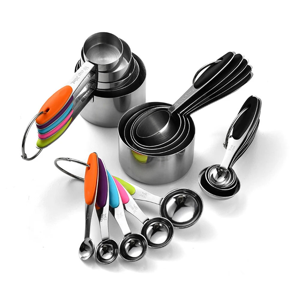 5/10Pcs Stainless Steel Measur - Kitchen Gadgets Pakistan บทวิจารณ์และราคา