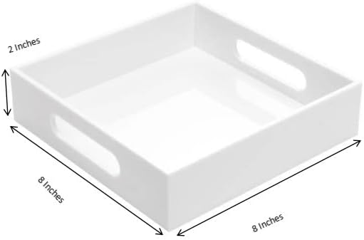 White Sturdy Acrylic Tray with - Kitchen Gadgets And Toys บทวิจารณ์และราคา