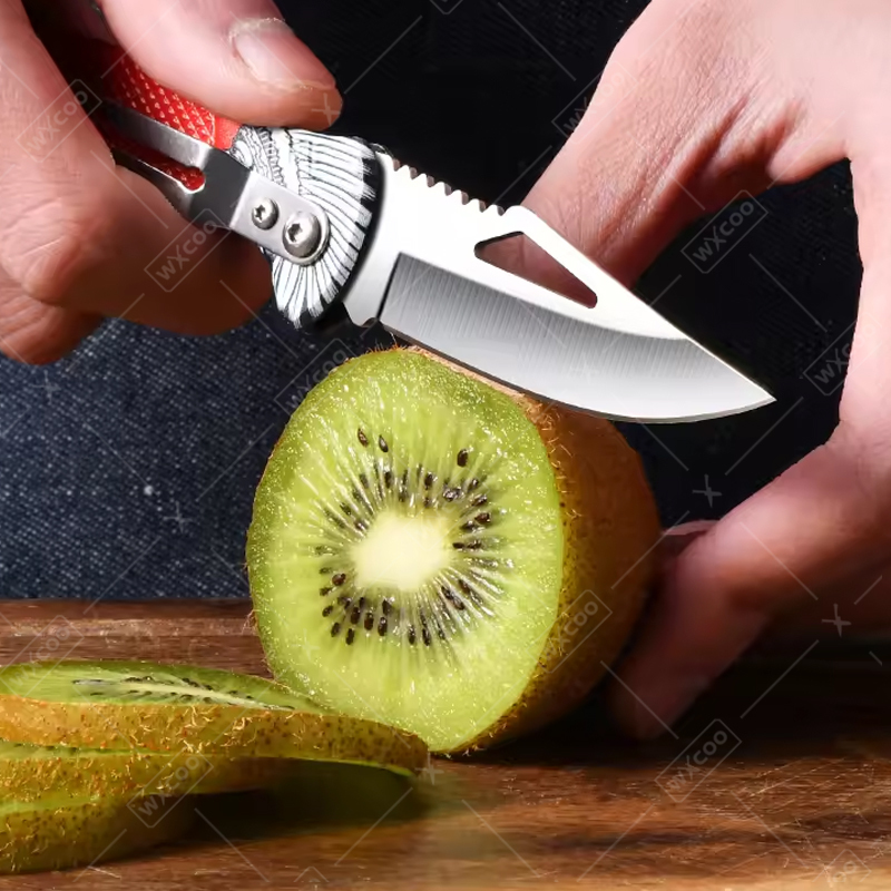 WXCOO Folding Knife Stainless  - Kitchen Gadgets Pakistan บทวิจารณ์และราคา