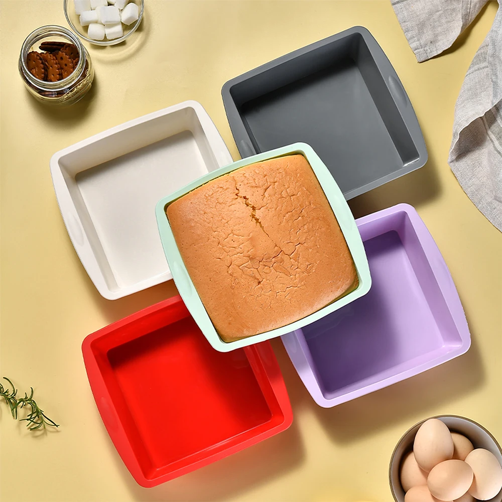 1/4Pcs Silicone Square Cake Mo - Quality Kitchen Gadgets บทวิจารณ์และราคา