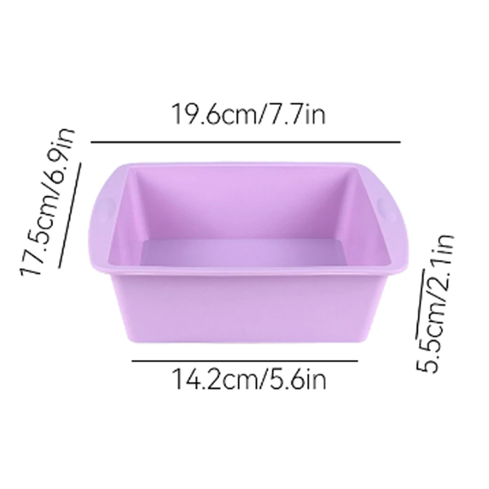 1/4Pcs Silicone Square Cake Mo - Quality Kitchen Gadgets บทวิจารณ์และราคา