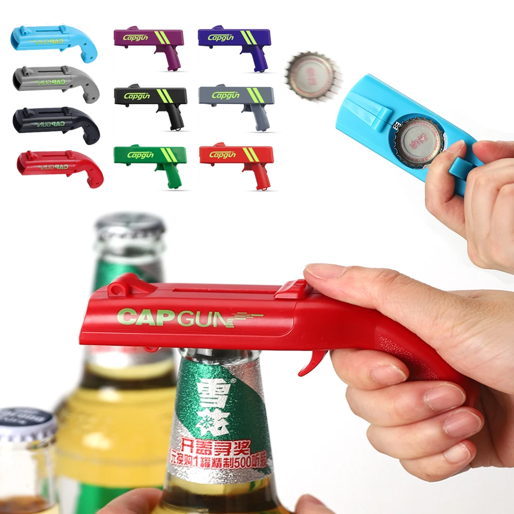 Cap Gun Beer Opener Bottle Fly - Kitchen Gadgets And Toys บทวิจารณ์และราคา