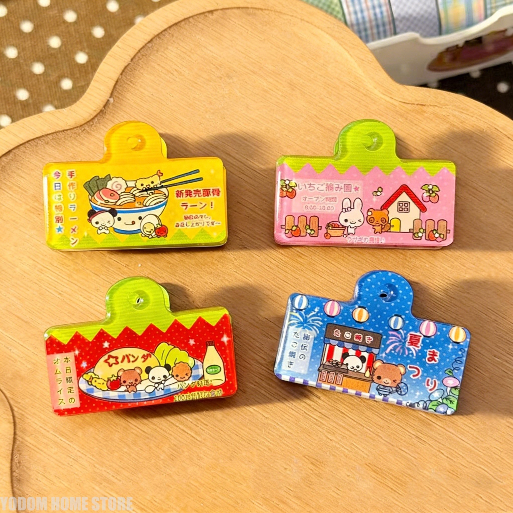 4pcs Vintage Japanese Cute Ani - Kitchen Gadgets Vintage บทวิจารณ์และราคา