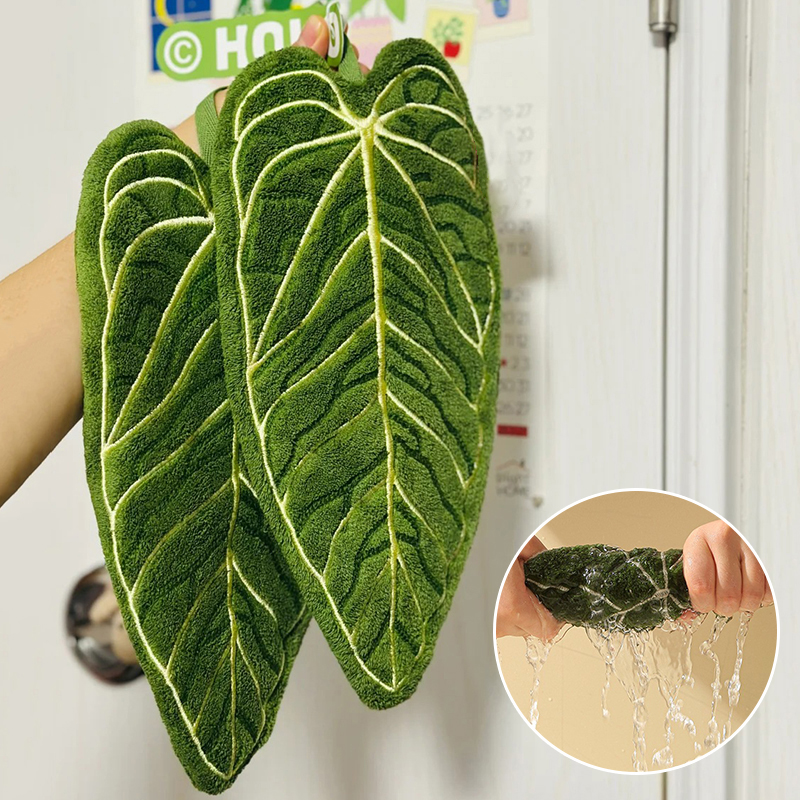1PC Hot Plant Hand Towel Clean - Kitchen Gadgets Plus บทวิจารณ์และราคา
