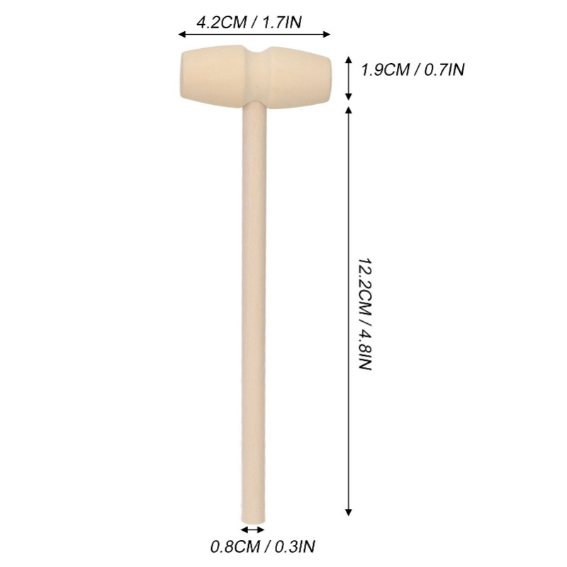 F9 30pcs Mini Wooden Hammer Ki - Kitchen Gadgets And Toys บทวิจารณ์และราคา