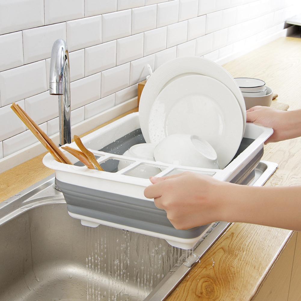 Collapsible Kitchen Dish Dryin - Kitchen Gadgets And Utensils บทวิจารณ์และราคา