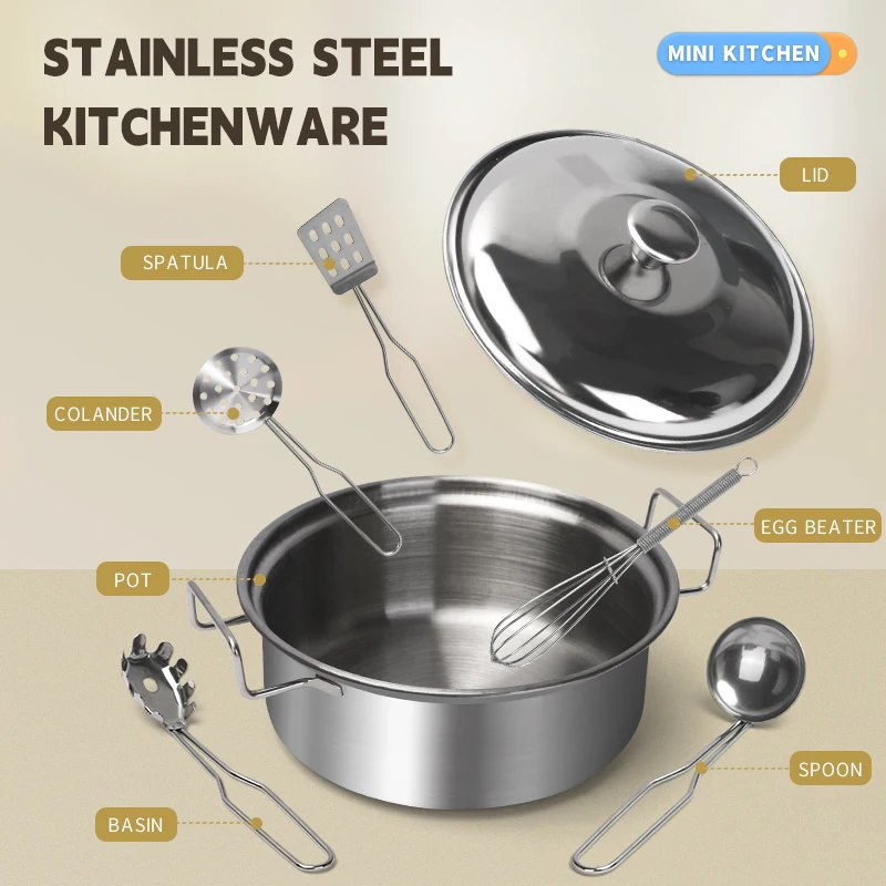 Stainless Steel Kids Kitchen T - Kitchen Gadgets Kids บทวิจารณ์และราคา