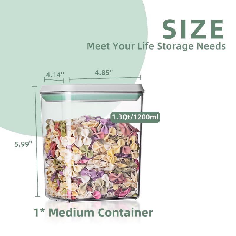 Ankou 3Pcs 1.2L Pop Airtight F - Kitchen Gadgets Organizer บทวิจารณ์และราคา