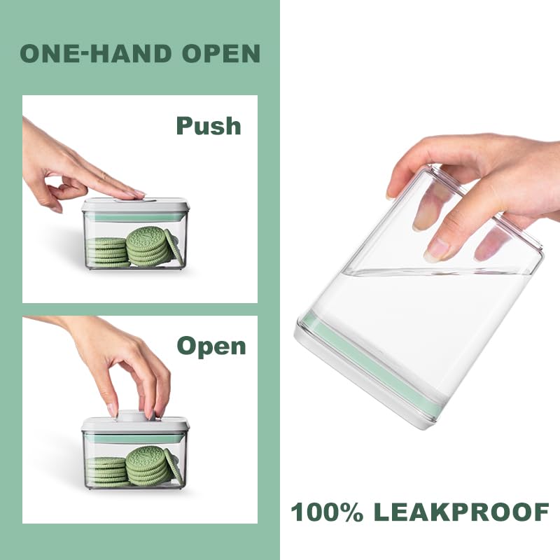 Ankou 3Pcs 1.2L Pop Airtight F - Kitchen Gadgets Organizer บทวิจารณ์และราคา