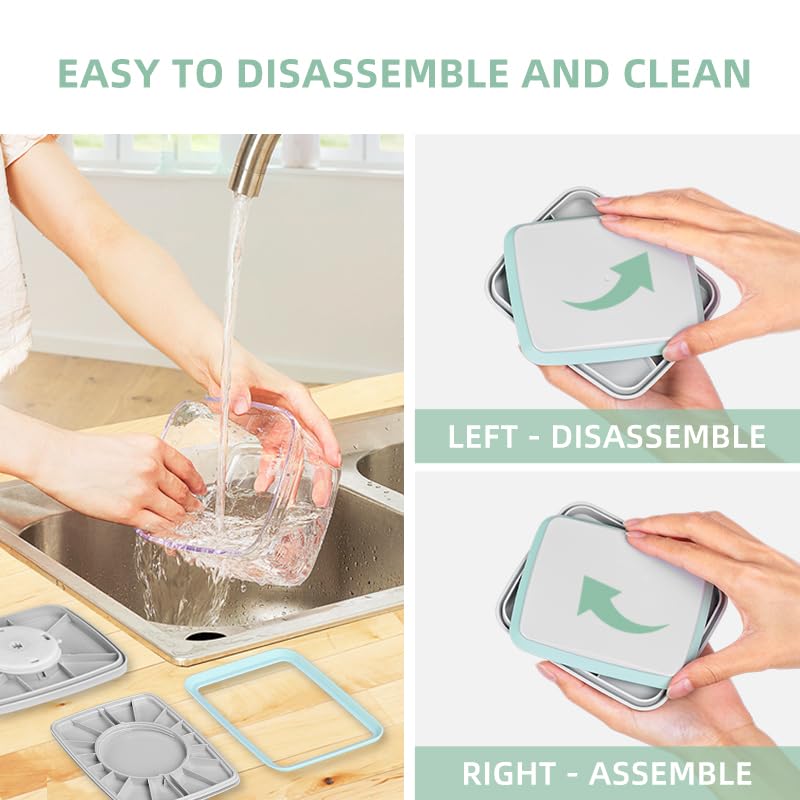 Ankou 3Pcs 1.2L Pop Airtight F - Kitchen Gadgets Organizer บทวิจารณ์และราคา