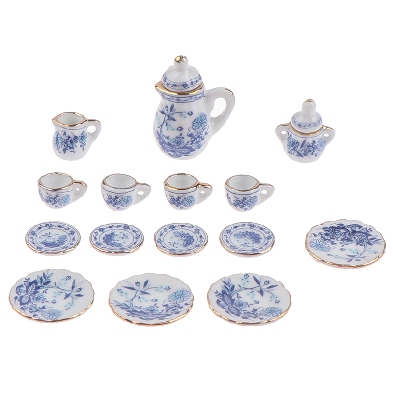 15Pcs 1:12 Miniature Porcelain - Kitchen Gadgets Kids บทวิจารณ์และราคา