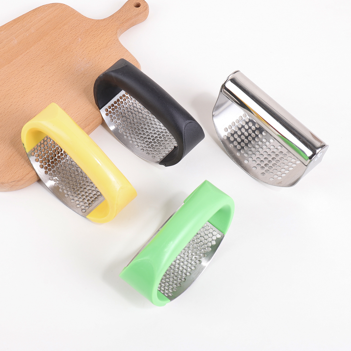 Stainless Steel Garlic Press - - Kitchen Gadgets Gifts บทวิจารณ์และราคา