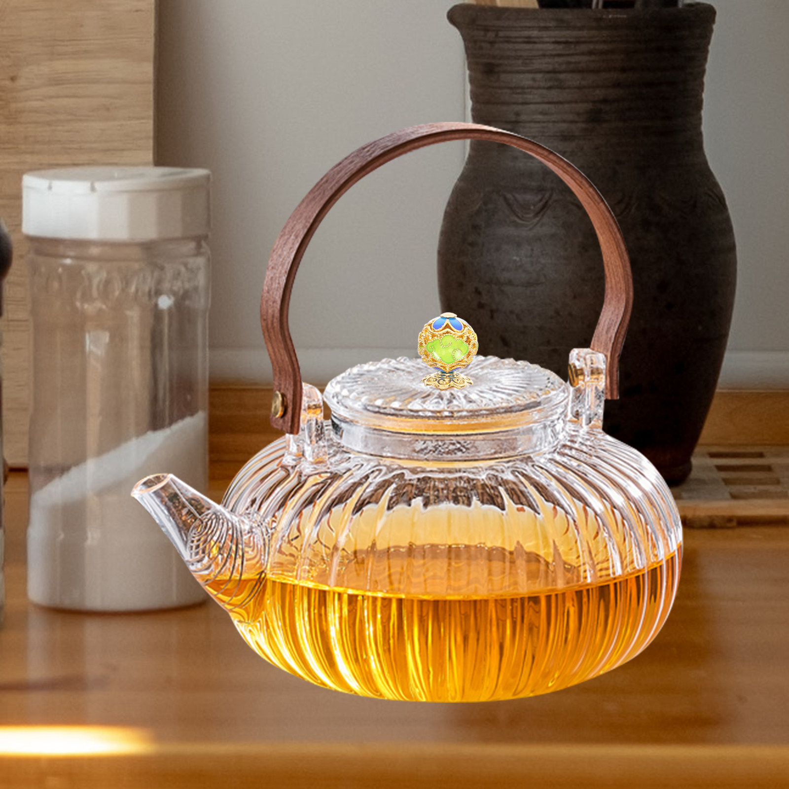 Boiled Water Kettle Cover Knob - Kitchen Gadgets Vintage บทวิจารณ์และราคา