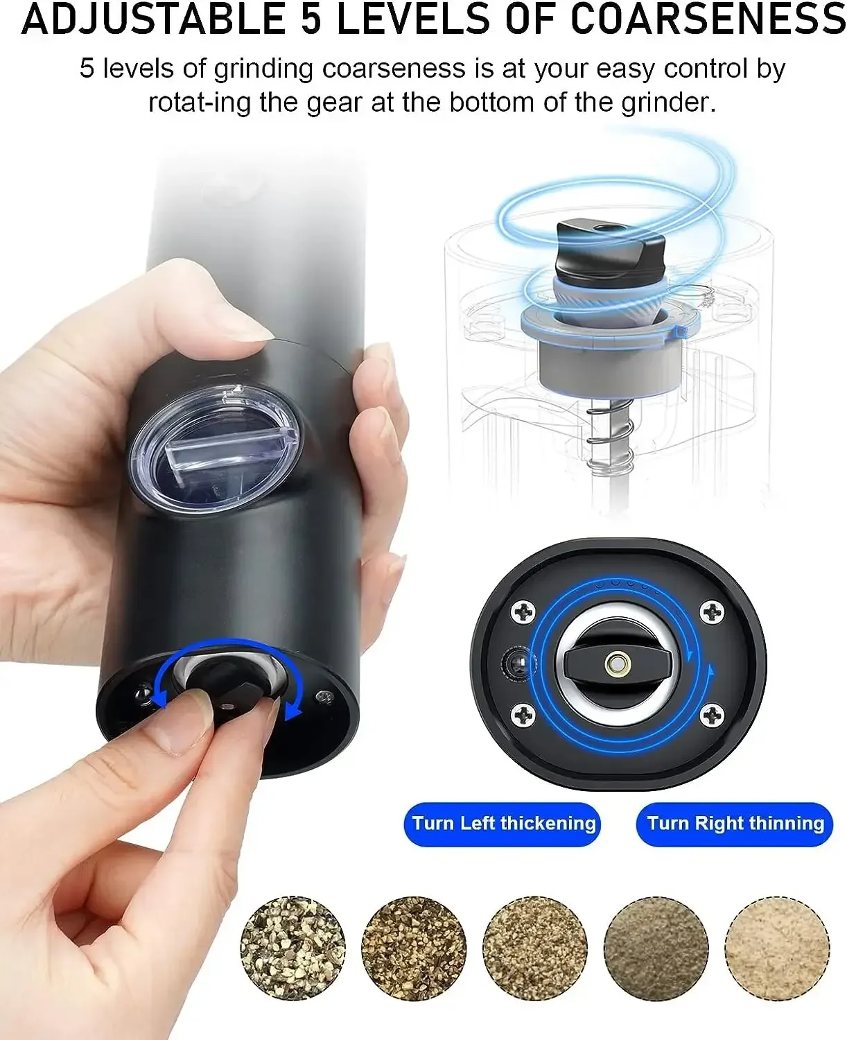 Electric Salt And Pepper Grind - Kitchen Gadgets Smart บทวิจารณ์และราคา