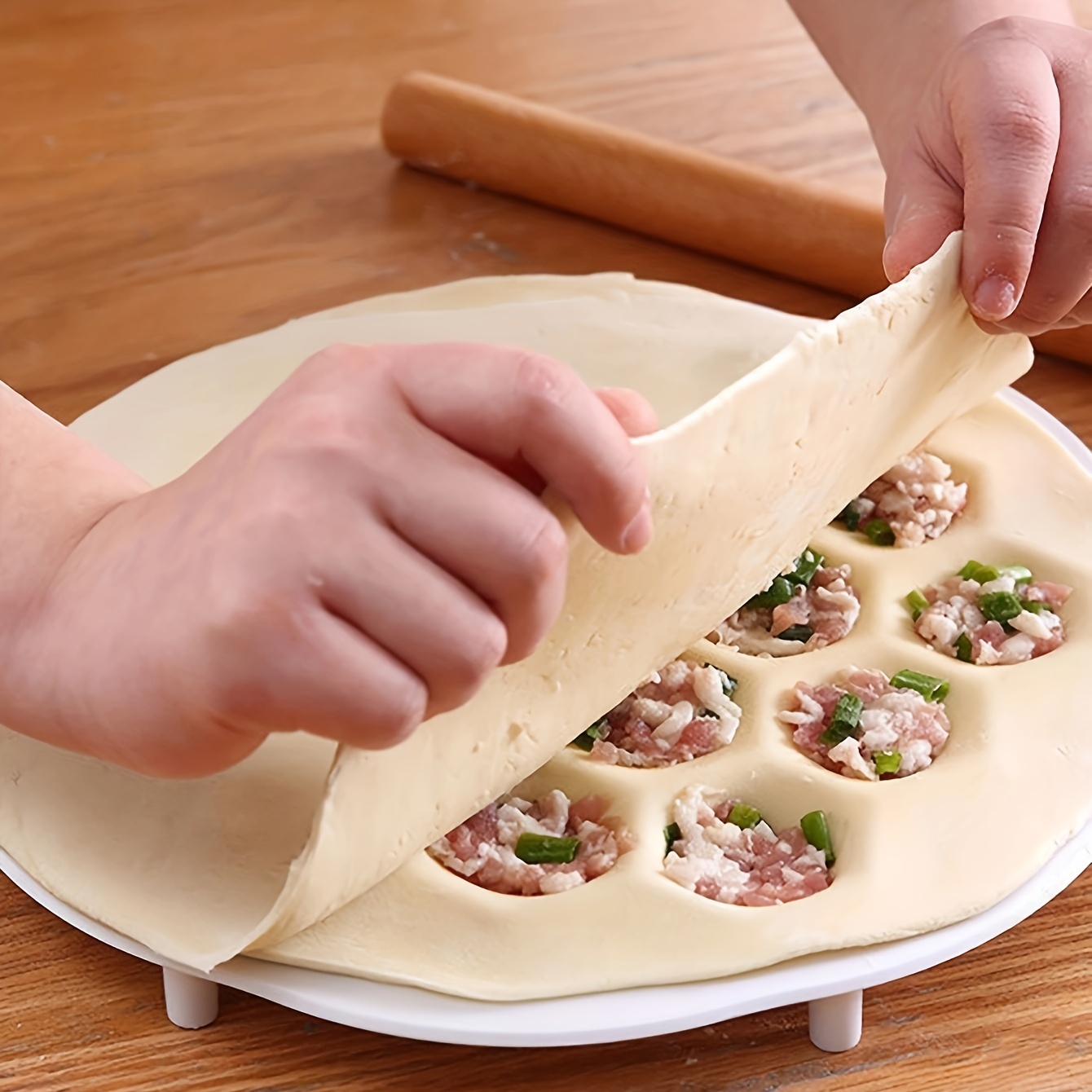 1pc- Simple Chinese Dumplings  - Kitchen Gadgets Dumpling Maker บทวิจารณ์และราคา