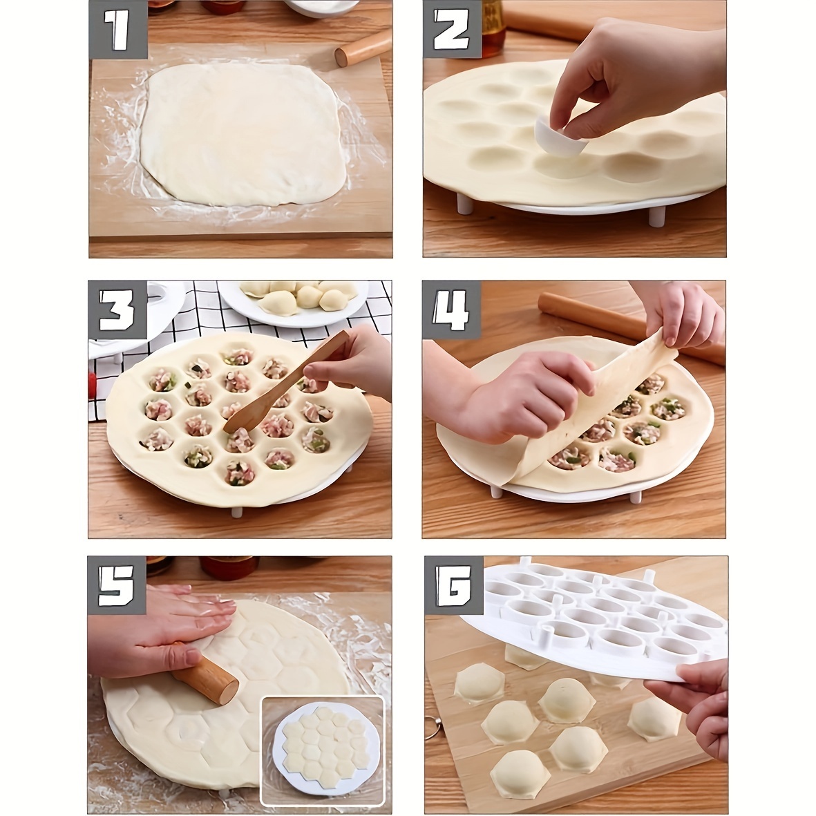 1pc- Simple Chinese Dumplings  - Kitchen Gadgets Dumpling Maker บทวิจารณ์และราคา