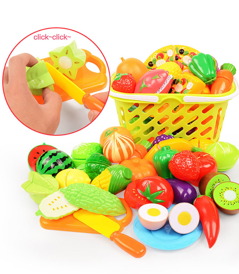 Children Toys Cutting Fruits a - Kitchen Gadgets Kids บทวิจารณ์และราคา