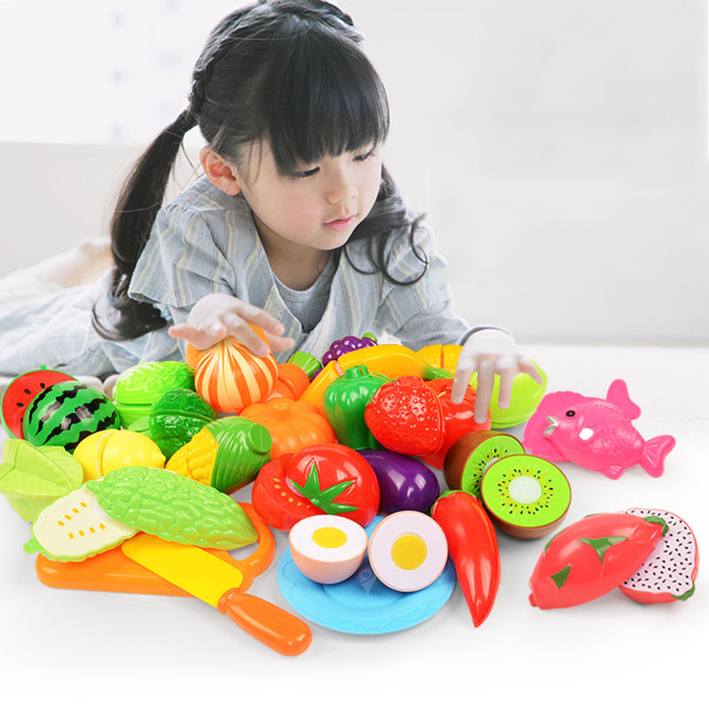 Children Toys Cutting Fruits a - Kitchen Gadgets Kids บทวิจารณ์และราคา