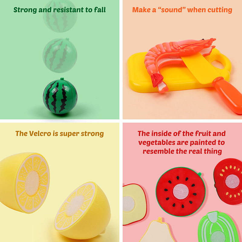 Children Toys Cutting Fruits a - Kitchen Gadgets Kids บทวิจารณ์และราคา