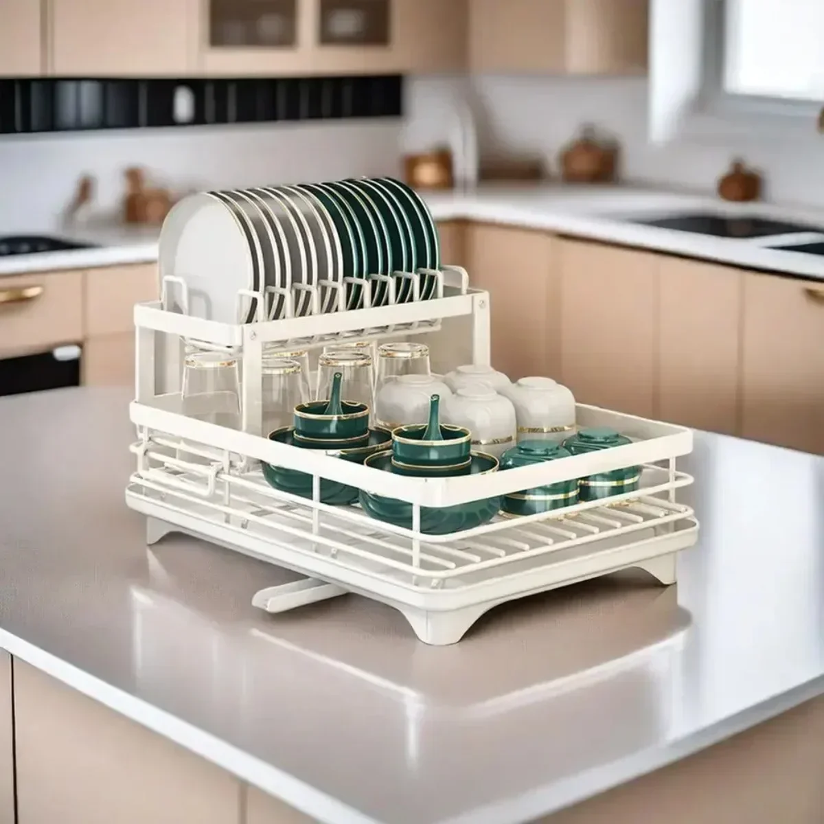 Double Layer Bowl Rack Adjusta - Kitchen Gadgets And Utensils บทวิจารณ์และราคา