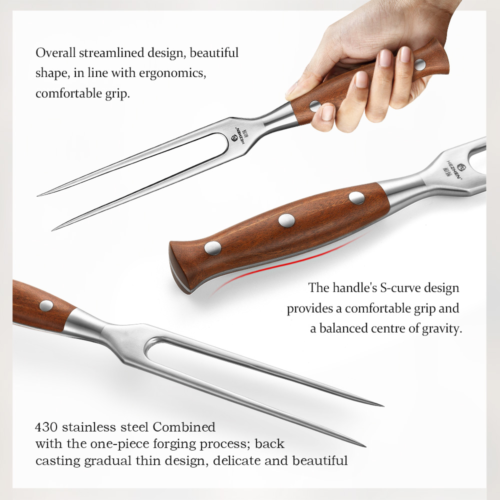 HEZHEN Barbecue Fork German St - Kitchen Gadgets Gifts บทวิจารณ์และราคา