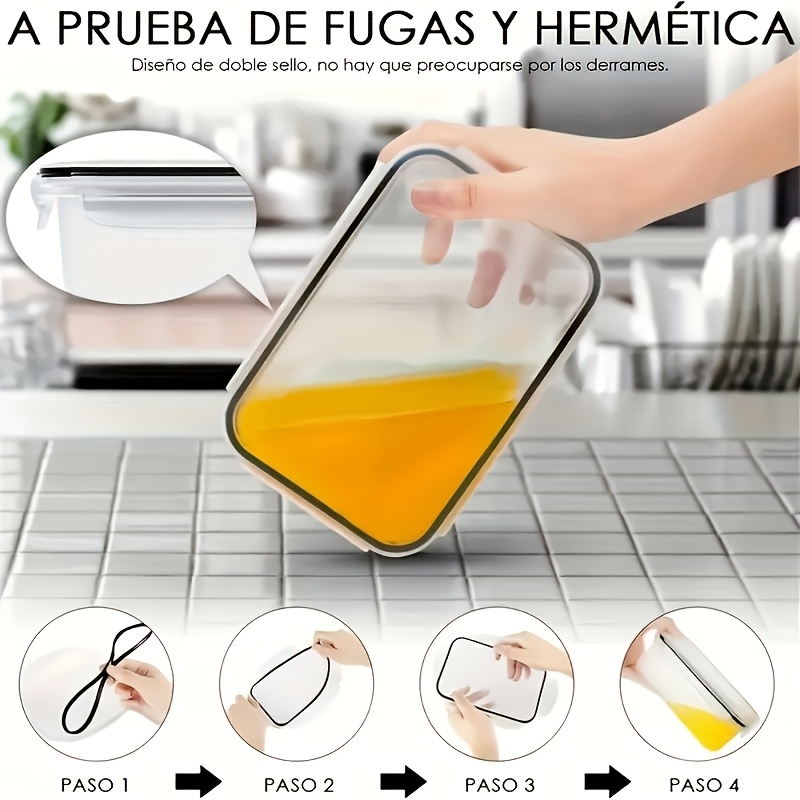 8Pcs Set Includes 4 Containers - Kitchen Gadgets Organizer บทวิจารณ์และราคา