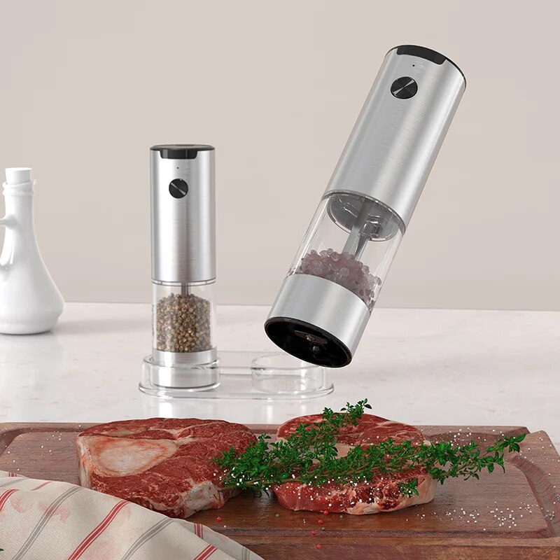 Electric Automatic Mill Pepper - Kitchen Gadgets Smart บทวิจารณ์และราคา
