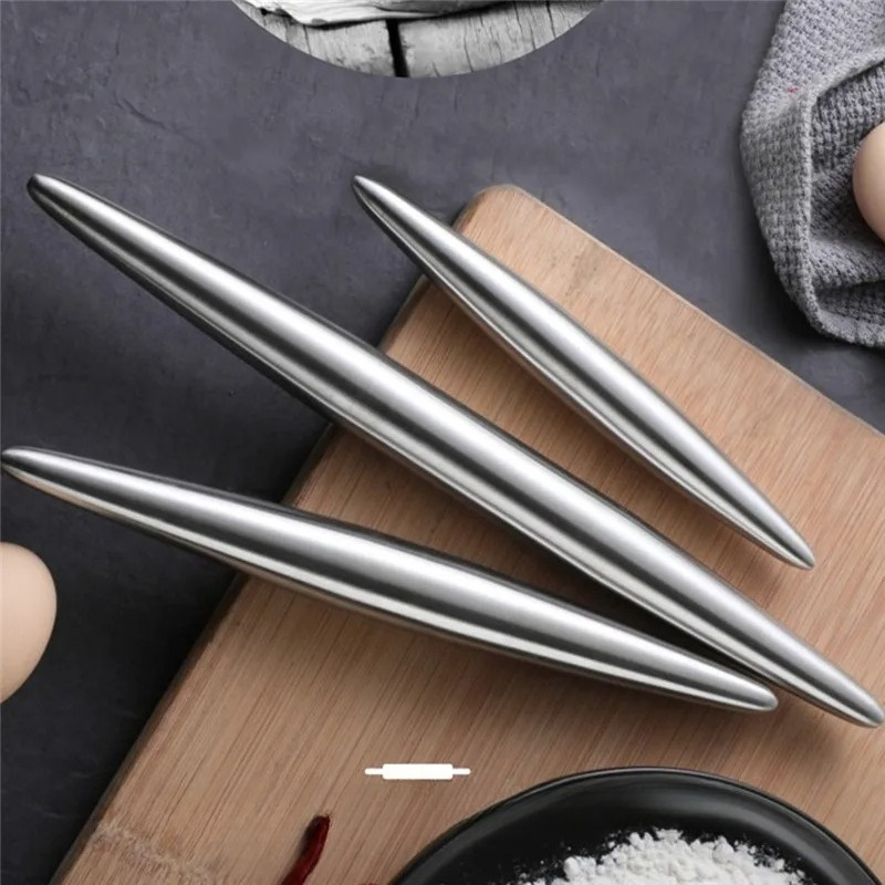 1Pc Stainless Steel Rolling Pi - Kitchen Gadgets Dumpling Maker บทวิจารณ์และราคา