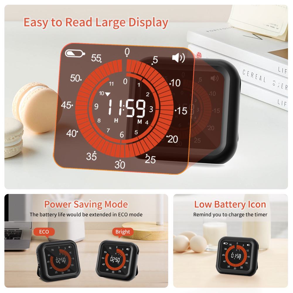 Fashion Visual Timer Rechargea - Kitchen Gadgets Smart บทวิจารณ์และราคา