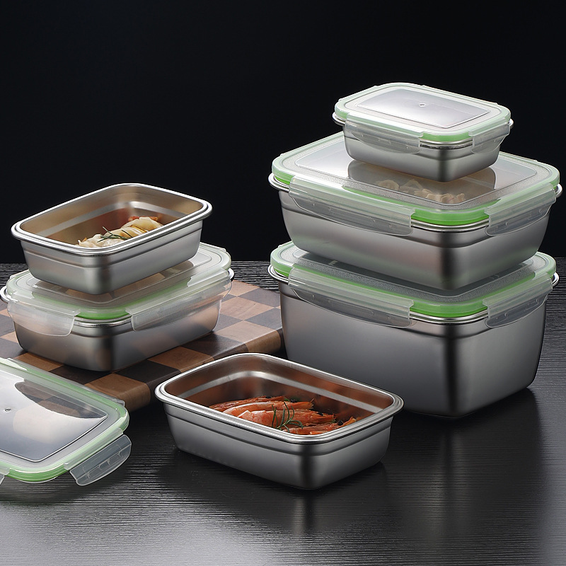 304 Stainless Steel Lunch Box  - Kitchen Gadgets Organizer บทวิจารณ์และราคา