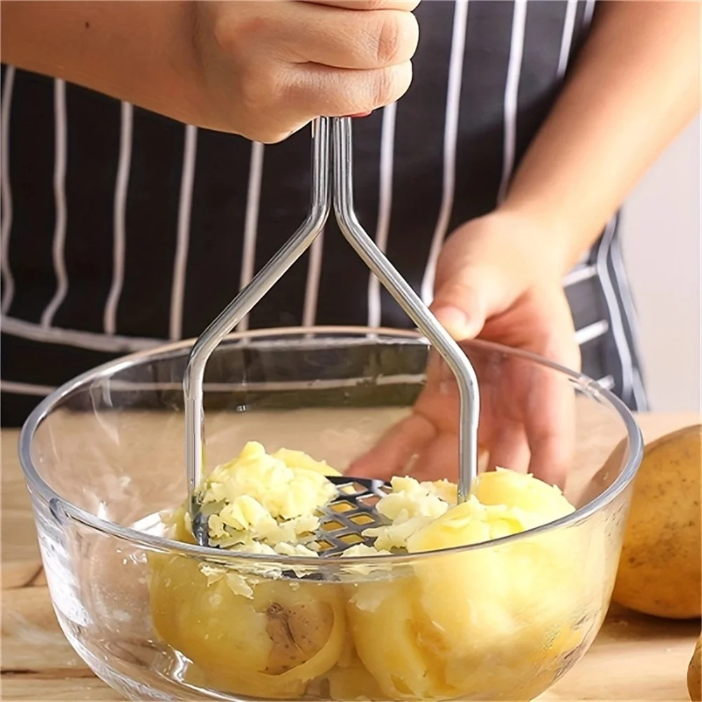Stainless Steel Potato Masher  - Kitchen Gadgets Kids บทวิจารณ์และราคา