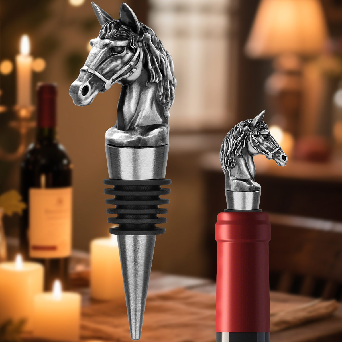 Exquisite Metal Horse Head Dec - Kitchen Gadgets Gifts บทวิจารณ์และราคา