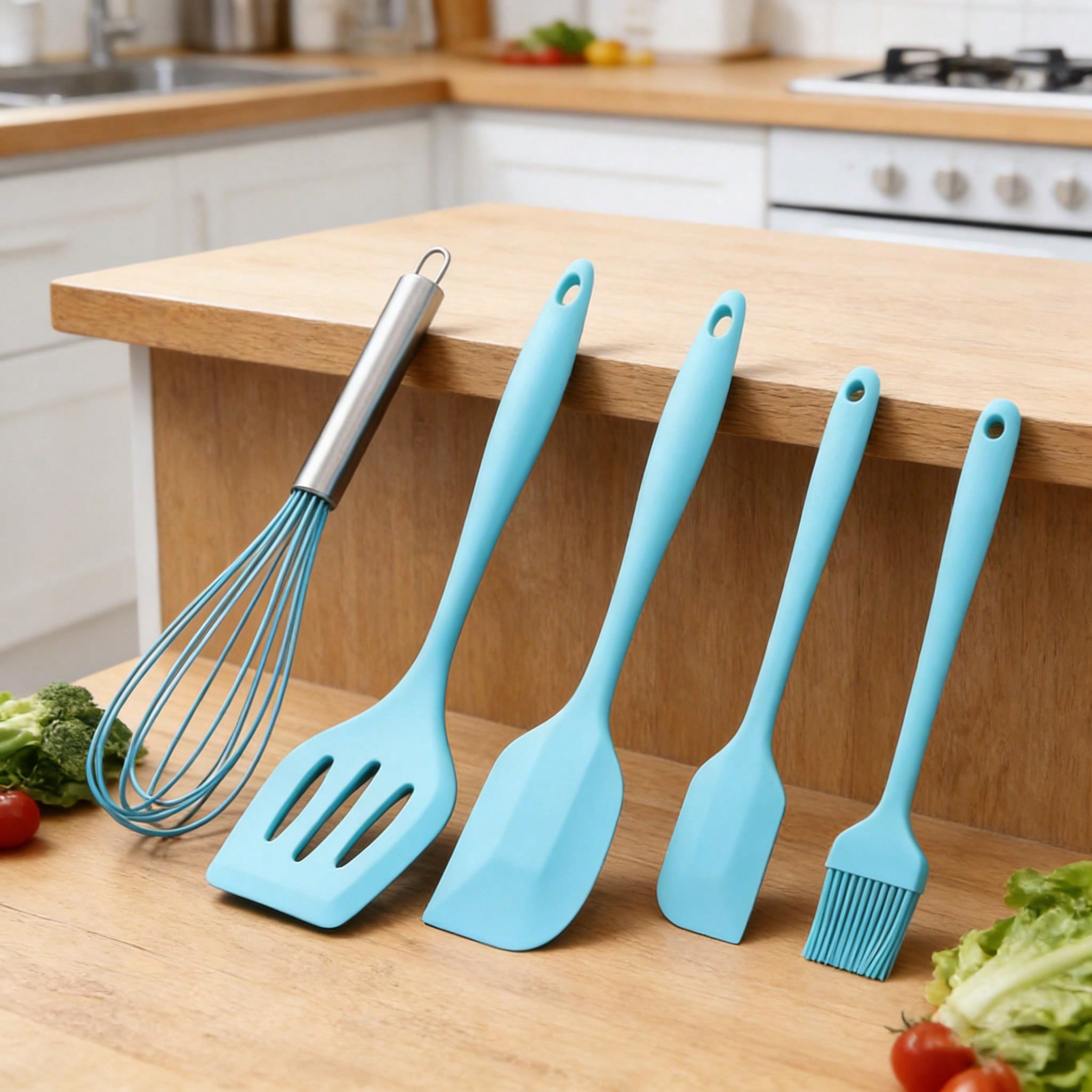 Silicone Cooking Utensils Set, - Kitchen Gadgets And Utensils บทวิจารณ์และราคา