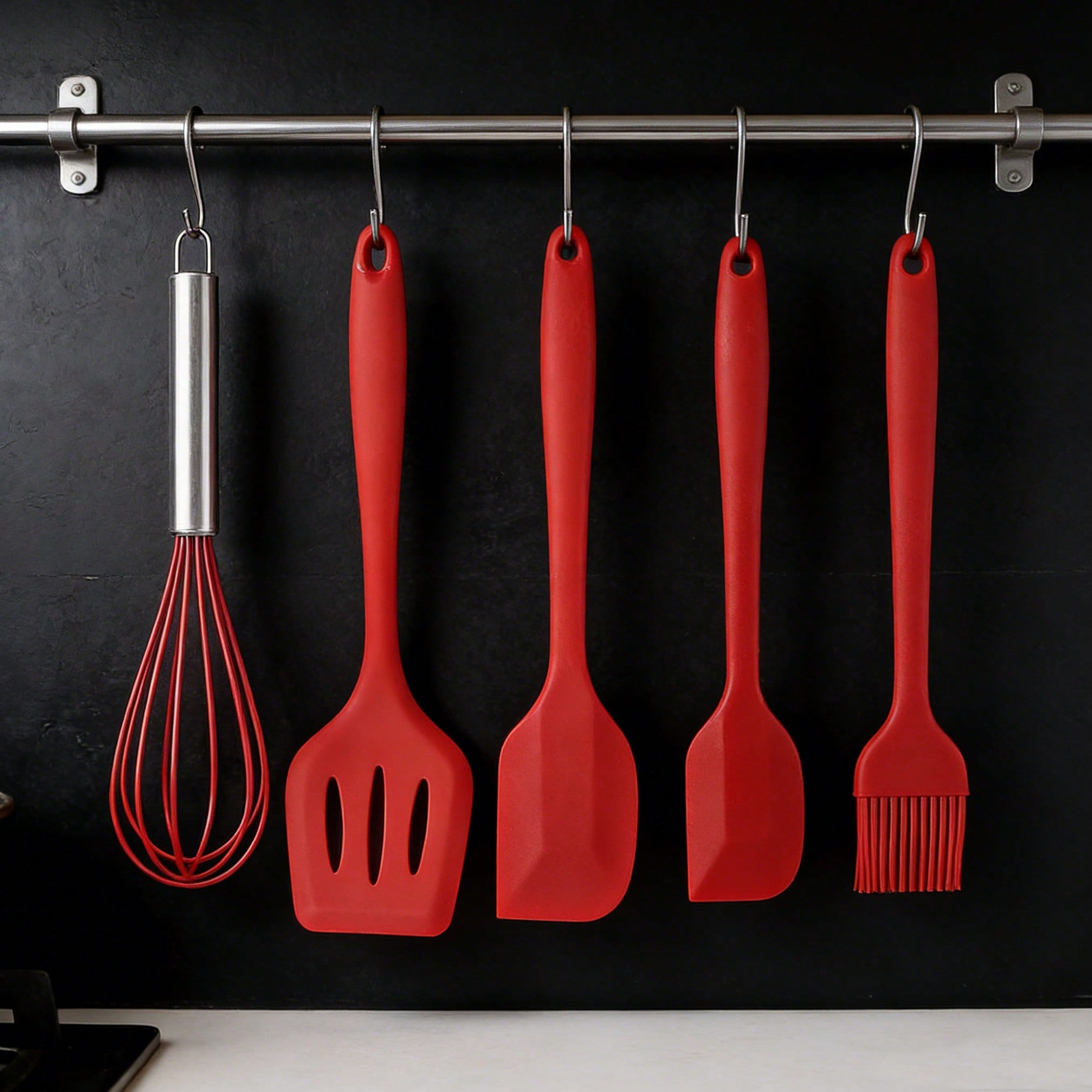 Silicone Cooking Utensils Set, - Kitchen Gadgets And Utensils บทวิจารณ์และราคา