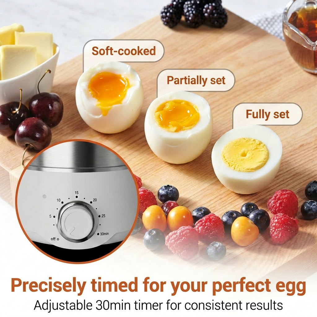 Egg Cooker with Timer - 14 Egg - Kitchen Gadgets New 2025 บทวิจารณ์และราคา