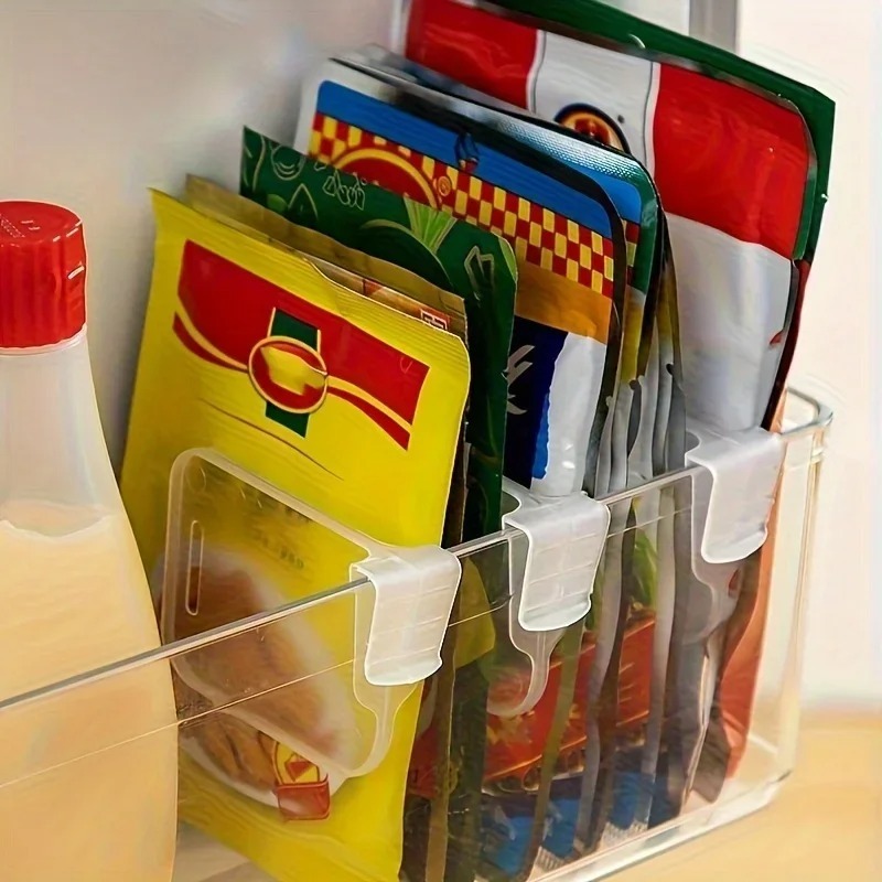 5-20PCS Sturdy Clear Refrigera - Kitchen Gadgets Organizer บทวิจารณ์และราคา