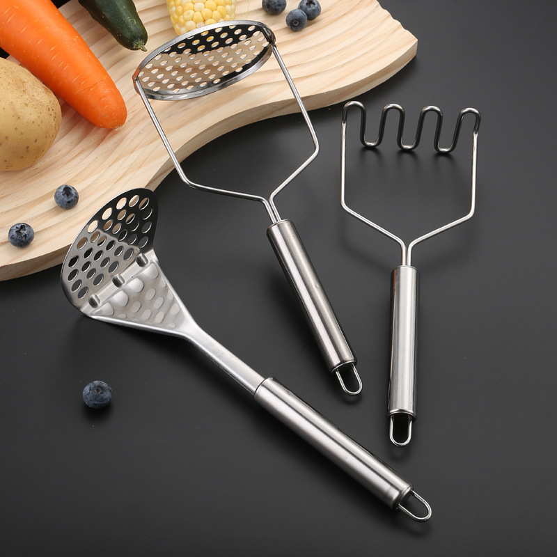Stainless Steel Potato Masher  - Kitchen Gadgets Kids บทวิจารณ์และราคา